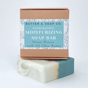 One MEN Elegant Oceanic Teal Double Butters Soap Bar